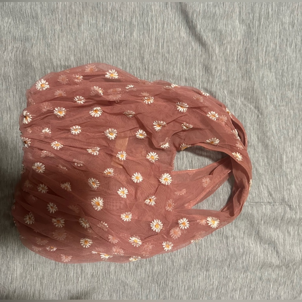 Zara Flower Mesh Bag
